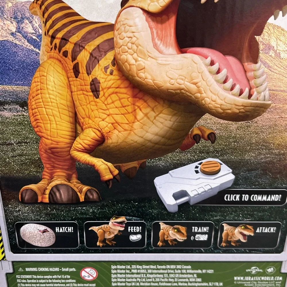 Jurassic World Primal Hatch T. Rex Tyrannosaurus Rex Dinosaur Baby Egg Toy NIB